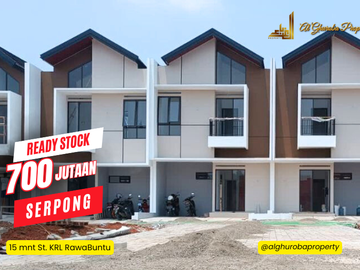 RUMAH SIAP HUNI 2 LANTAI MURAH 700 JUTA-AN, SHM, NYAMAN DKT SERPONG JAYA
