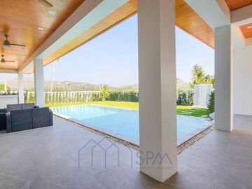 New pool villas at Huahin Soi 112, Mountain view, price 10.99 Million Baht