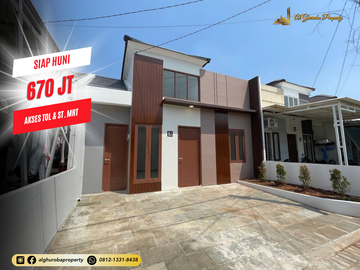 RUMAH BARU SIAP HUNI AKSES TOL DESARI, PAMULANG DAN MRT LEBAK BULUS 600 JUTA-AN
