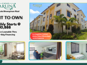 Rent to Own House & Lot in Rizal Casas Carlna Binangonan