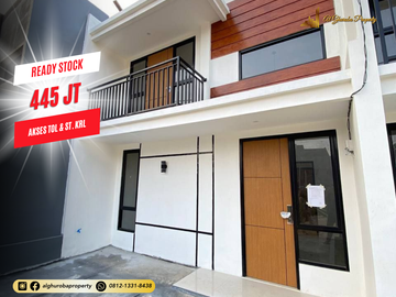 RUMAH SIAP HUNI DALAM PERUMAHAN MUSLIM DEPOK 400 JUTA-AN DEKAT STASIUN DEPOK