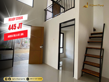 RUMAH SIAP HUNI DALAM PERUMAHAN MUSLIM DEPOK 400 JUTA-AN DEKAT STASIUN DEPOK