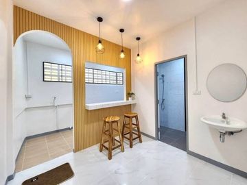 Second-hand townhouse for sale, newly renovated, Chitaree Village, Sahapat Group, Sriracha