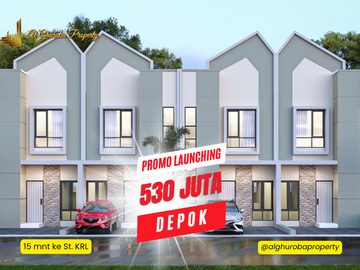 RUMAH SYARIAH DEPOK DEKAT AKSES TOL & STASIUN 15 MNT. 500 JUTA-AN