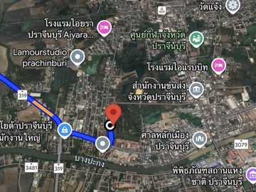 92363 - ขายที่ดิน กลางเมือง อำเภอเมืองปราจีนบุรี ทำเลดี ขายในราคาต่ำกว่าประเมิน ถูกสุดๆ ถูกกว่านี้ก็ยากแล้ว เนื้อที่ 367 ตารางวา