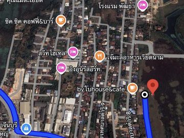 87983 - ขายที่ดิน เกือบ 1 ไร่ กลางเมือง อำเภอเมืองปราจีนบุรี ทำเลดี ขายในราคาต่ำกว่าประเมิน ถูกมากเกิน