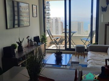 Departamento 2d, 1b, estacionamiento, bodega, Edificio Eco Costas, Concon-Reñaca, Valparaiso