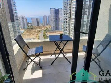 Departamento 2d, 1b, estacionamiento, bodega, Edificio Eco Costas, Concon-Reñaca, Valparaiso