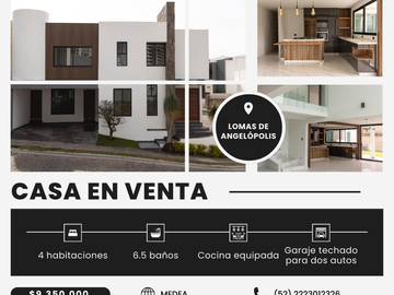 Exclusiva Residencia en Venta – Lomas de Angelópolis