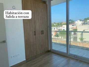 Departamento por estrenar 3 habitaciones en Manta