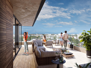 Exclusividad y Elegancia en Playa del Carmen, Estudio amueblado en preventa.