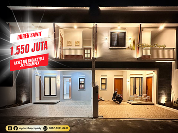 RUMAH READY STOCK SIAP HUNI DUREN SAWIT PONDOK KELAPA JAKARTA TIMUR MURAH 1 MILYAR-AN