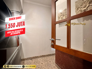 RUMAH READY STOCK SIAP HUNI DUREN SAWIT PONDOK KELAPA JAKARTA TIMUR MURAH 1 MILYAR-AN