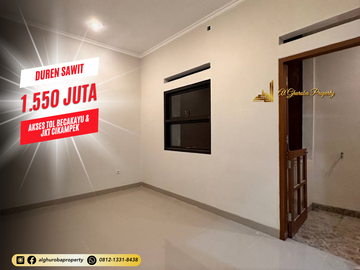 RUMAH READY STOCK SIAP HUNI DUREN SAWIT PONDOK KELAPA JAKARTA TIMUR MURAH 1 MILYAR-AN