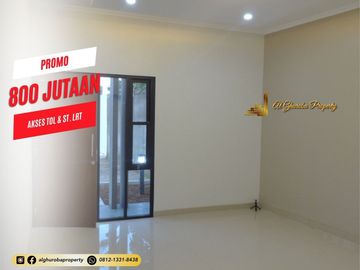 RUMAH CLUSTER MUSLIM BISA KPR SYARIAH DEKAT STASIUN LRT BEKASI TIMUR 800 JUTA-AN