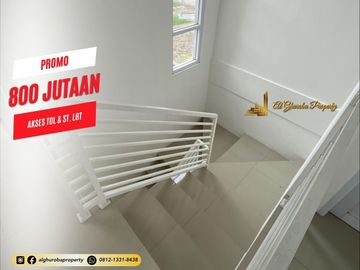 RUMAH CLUSTER MUSLIM BISA KPR SYARIAH DEKAT STASIUN LRT BEKASI TIMUR 800 JUTA-AN