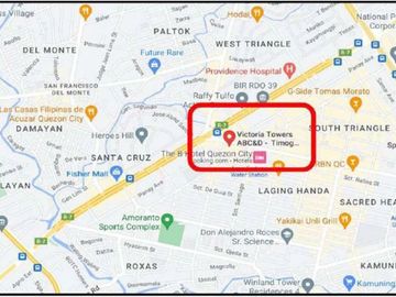 𝐏𝐑𝐎𝐏𝐄𝐑𝐓𝐘 𝐅𝐎𝐑 𝐒𝐀𝐋𝐄  𝐢𝐧 VICTORIA TOWERS SOUTH TRIANGLE, QUEZON CITY