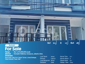 Rumah Komplek Walikota, Sukapura, Jakarta Utara