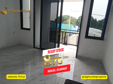 RUMAH 2 LANTAI PINGGIR JALAN RAYA CILANGKAP BARU DILALUI ANGKUTAN UMUM - SHM