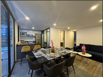 Tu departamento en la Calle de Monterrey, Roma Sur 68 m2. de construcción, 2 recámaras, 2 baños, 1 estacionamiento