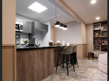 Excelente departamento en Roma Sur, 97 m2 de construcción  2R/2B/2E  Roof privado de 70 m2