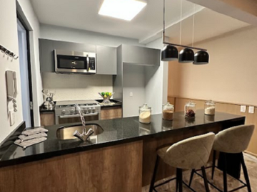 Excelente departamento en Roma Sur, 97 m2 de construcción  2R/2B/2E  Roof privado de 70 m2