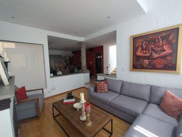 PRECIOSA Y ACOGEDORA CASA EN VENTA EN EXCLUSIVO CONDOMINIO EN SAN NICOLÁS TOTOLAPAN,
