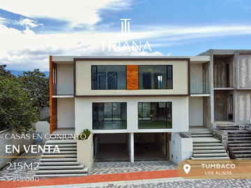 EXCLUSIVAS CASAS DE 3 HABITACIONES EN CONJUNTO PRIVADO LOS ALISOS - TUMBACO