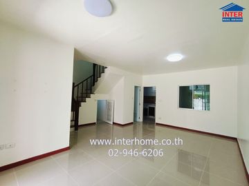 2-storey townhouse, renovated throughout, 21.2 sq.w., Pruksa Ville Village 12A, Phahon Yothin-Sai Mai, opposite Soi Sai Mai 64, Sai Mai Road, Sukhaphi