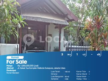 Rumah Jl. Kakak Tua Komplek Walikota Sukapura, Jakarta Utara