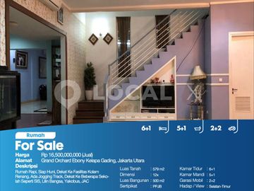 Rumah Grand Orchard Ebony Kelapa Gading, Jakarta Utara