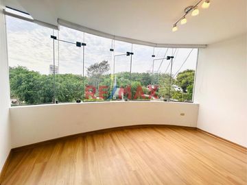 ID: 1131206 Alquilo Flat 109M2 En 3Er Piso Vista A Parque De 3 Dormitorios + 1 Cochera - San Borja