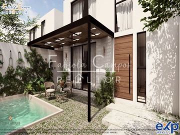 Casa de 4 recámaras en venta en Conkal zona norte de Mérida - PREVENTA diciembre 2027