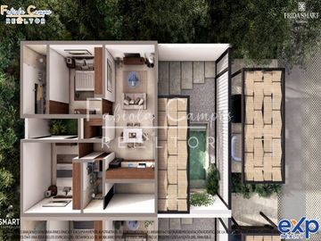 Casa de 2 recámaras en venta en Conkal zona norte de Mérida - PREVENTA diciembre 2027