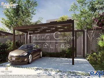 Casa de 2 recámaras en venta en Conkal zona norte de Mérida - PREVENTA diciembre 2027