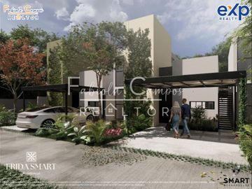 Casa de 3 recámaras en venta en Conkal zona norte de Mérida - PREVENTA diciembre 2027
