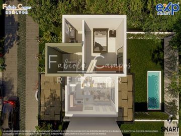 Casa de 3 recámaras en venta en Conkal zona norte de Mérida - PREVENTA diciembre 2027
