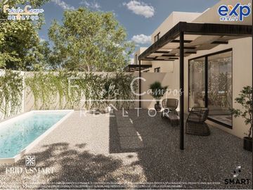 Casa de 4 recámaras en venta en Conkal zona norte de Mérida - PREVENTA diciembre 2027