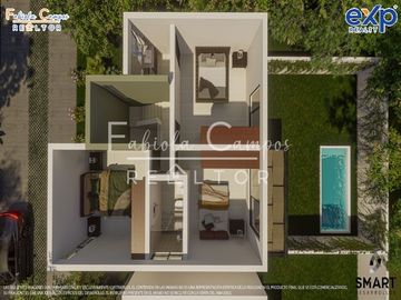 Casa de 4 recámaras en venta en Conkal zona norte de Mérida - PREVENTA diciembre 2027