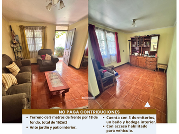 OFERTA Casa en Pudahuel de 162m2