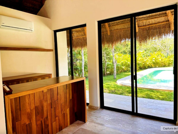 ESPECTACULAR VILLA EN AKUMAL (FRENTE LAGUNA YALKU)