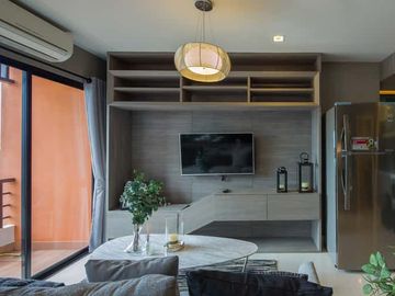 The Next 3 Ruamchok Condo, 2 Bedrooms, 2 Bathrooms, Conveniently located near various amenities such as shopping malls, hospitals, and universities.