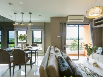 The Next 3 Ruamchok Condo, 2 Bedrooms, 2 Bathrooms, Conveniently located near various amenities such as shopping malls, hospitals, and universities.