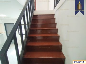 For sale, renovated townhouse, Premruthai Bearing, Samut Prakan, ready to move in