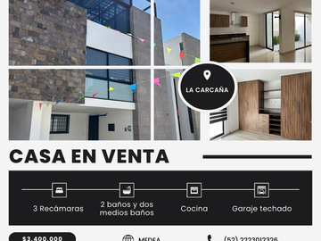 Casa en Santiago Momoxpan - La Carcaña