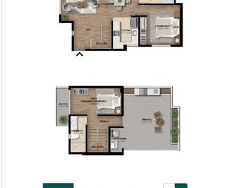 Venta De Dúplex De 2 Habitaciones En Surco