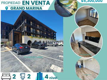 DEPARTAMENTO EN VENTA EN MARINA CAMPO DE GOLF GRAND MARINA