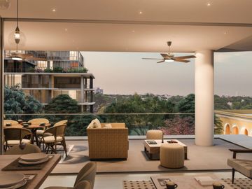 Departamento de lujo en casona restaurada en venta Zona Centro Merida
