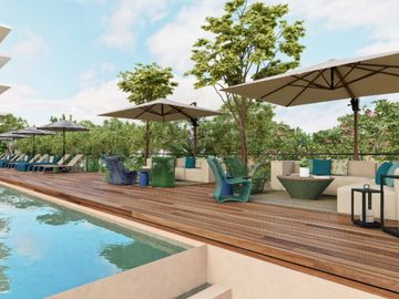 Departamento de lujo en casona restaurada con amenidades venta, Centro Merida