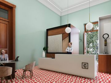 Departamento de lujo en casona restaurada con amenidades venta, Centro Merida